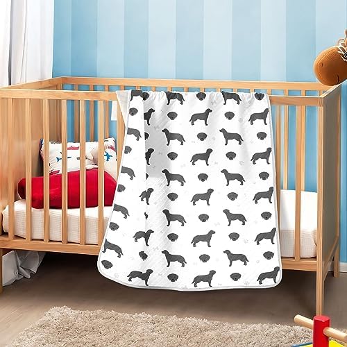 KICPOAY Swaddle Blanket 30x40 Inch Soft Cotton for Baby and Dogs