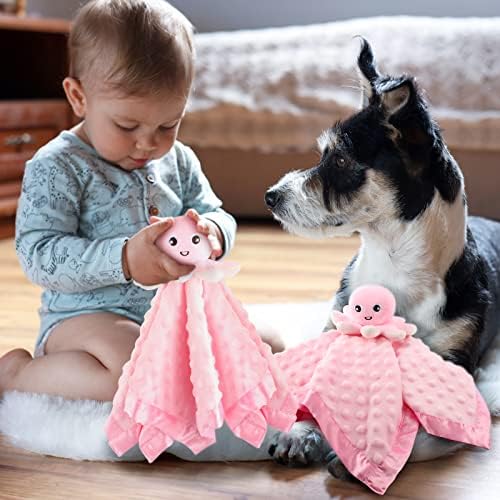 Baby Security Blanket Loveys Octopus Plush Snuggle Toy