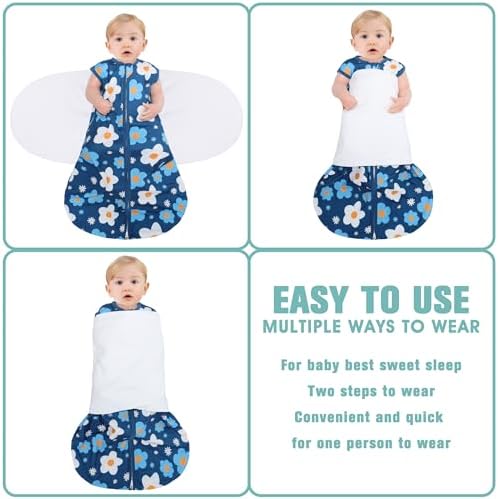 BSTOPPT Newborn Sleep Sack Baby Swaddle 3-Way Adjustable TOG 05