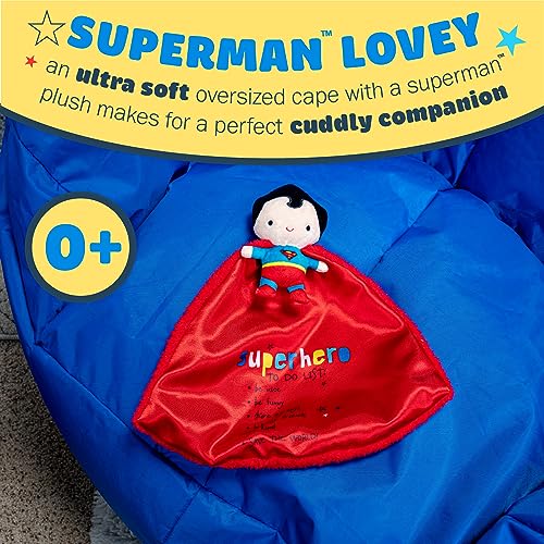 Kids Preferred DC Comics Superman Lovey Security Blanket 1