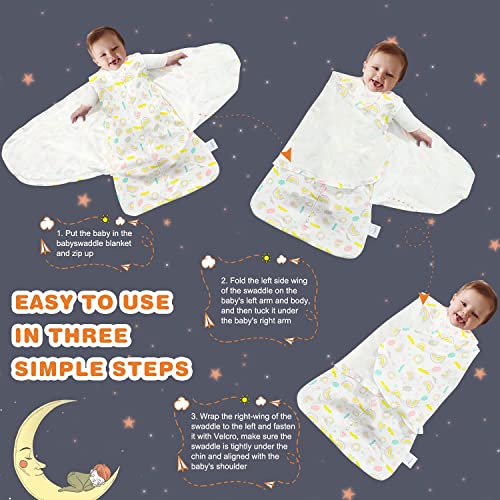 Ftikvo Swaddle Blanket 100 Cotton Newborn Baby Wrap