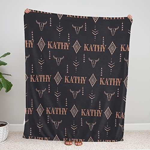 Personalized Cowboy Baby Blanket with Name