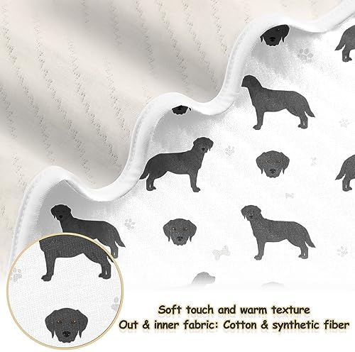 KICPOAY Swaddle Blanket 30x40 Inch Soft Cotton for Baby and Dogs