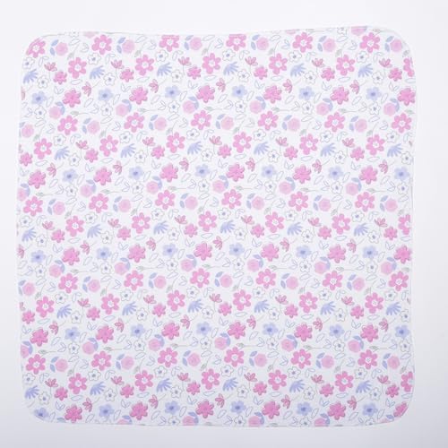 EVERYDAY KIDS 4 Pack Soft Flannel Swaddling Blankets for Newborn Girls
