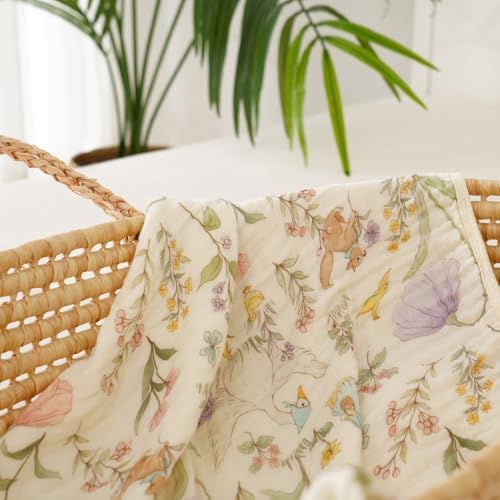 HardNok Muslin Baby Blanket 2-Pack - Ultra-Plush Swaddle Nursery Blanket