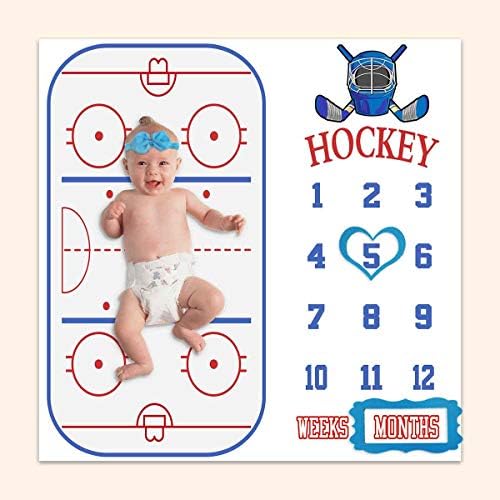 PHMOJEN Baby Milestone Blanket Set 1-12 Months