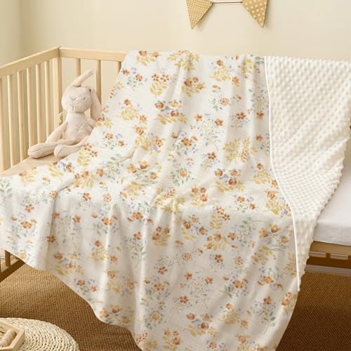 Knirose Reversible Baby Swaddle Blanket 30x41 Inches