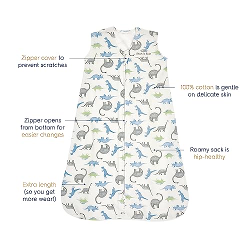 HALO SleepSack Dino Print 100 Cotton 0-6 Months
