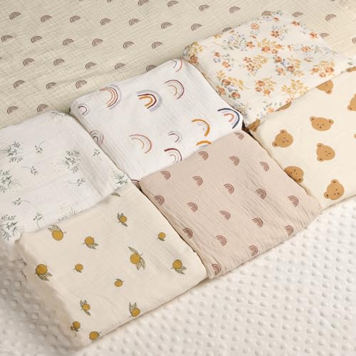 Knirose Fluffy Back Swaddle Blanket for Newborn Baby