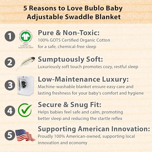 Bublo Baby Swaddles 4-Pack Adjustable Sleep Sack