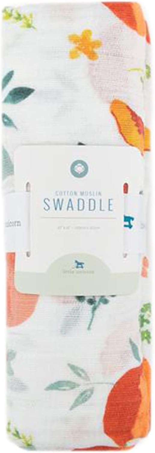 Little Unicorn Premium Cotton Swaddle Baby Blanket