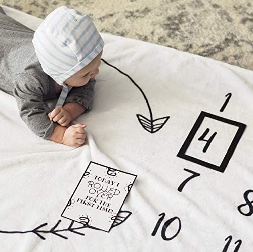 HH Henry Hunter Baby Milestone Blanket with Frame Memory Cards