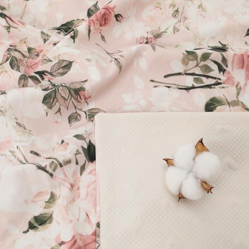 Galabloomer Unisex Baby Blanket - Vintage Rose