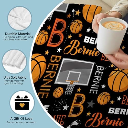 Custom Basketball Name Blanket - Toddler Size 30x40