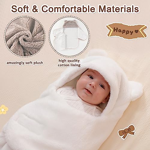 Baby Winter Fleece Swaddle Blanket 0-3 Months Unisex