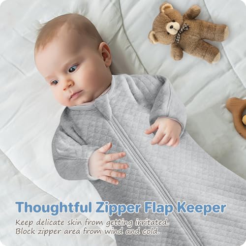 Cozy Baby Sleep Sack with Sleeves for 3-6 Months