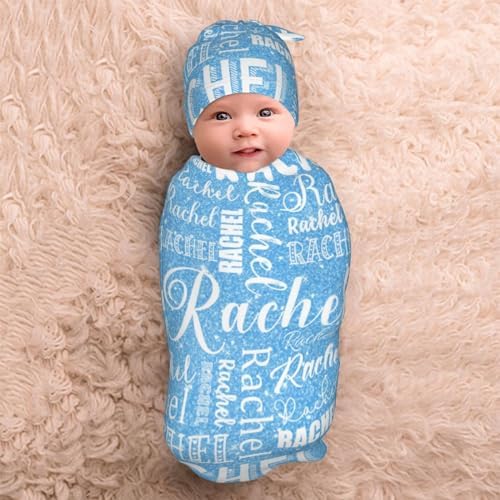 Personalized Baby Swaddle Set With Name