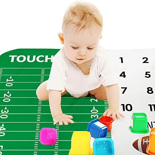 Personalized Baby Growth Chart Blanket - Unisex Neutral 51x40