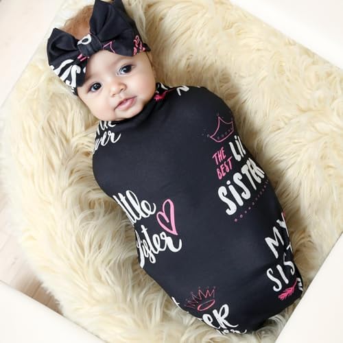Galabloomer Flower Print Baby Swaddle Blanket Set