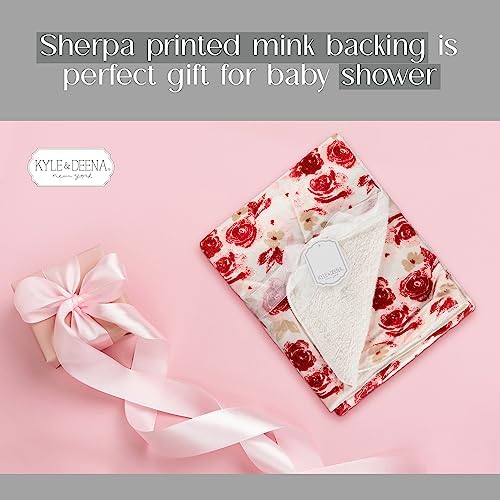 Baby Gear Soft Flower Print Blanket for Girl