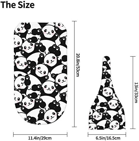 Osvbs Panda Baby Swaddle Blanket Beanie Set