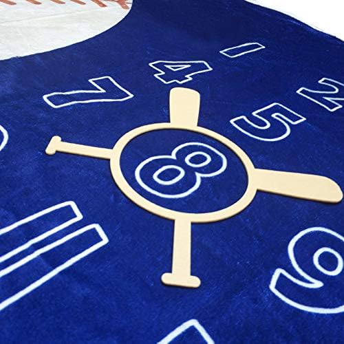 Tebaby Baby Milestone Blanket - 51x40 Inch Unisex Neutral Personalized Growth Chart