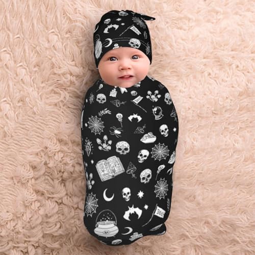 Gothic Swaddle Blanket for Baby Newborn