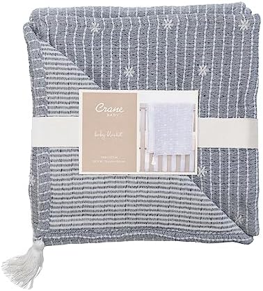 Crane Baby Starlight Luxe Blanket 36 x 36 Inches 100 Cotton