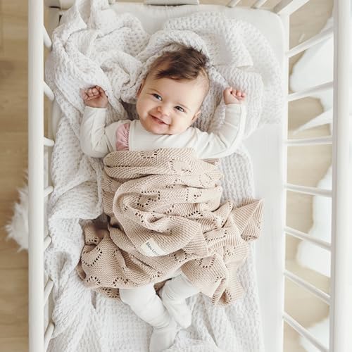 Luxury Cotton Heart Swaddle Blanket for Newborns