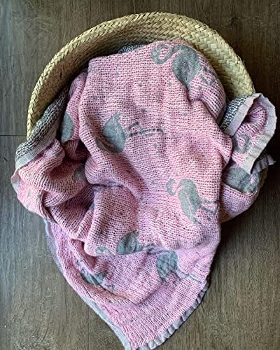LeylAri Toddler Crib Blanket - Flamingo