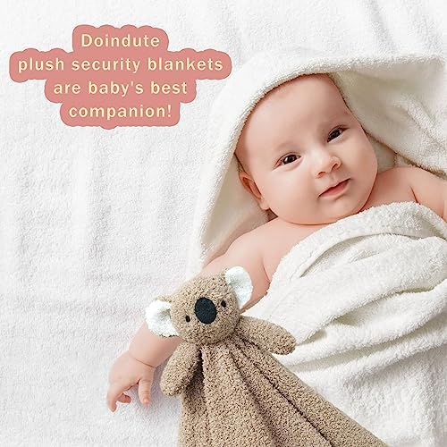 Doindute Baby Brown Koala Security Blanket 14 Inches