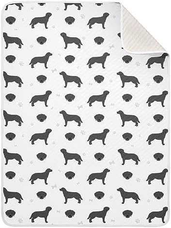 KICPOAY Swaddle Blanket 30x40 Inch Soft Cotton for Baby and Dogs