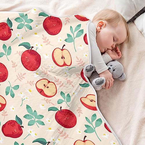 KICPOAY Swaddle Blanket 30x40 Inch Soft Cotton Breathable Muslin Baby Blanket