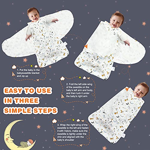 Ftikvo Swaddle Blanket for Newborn Baby 3-6 Months