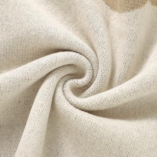 LAWKUL Babby Blanket Cuddly Bear Swaddle 40x30in Beige