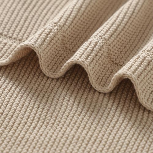 Wugugu Baby Blanket 30x40 Inch Soft Cotton Knit