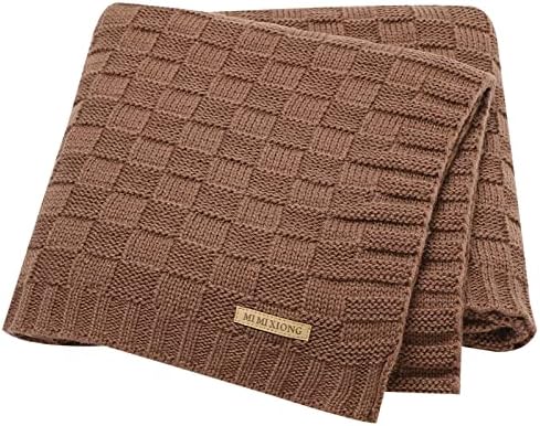 LAWKUL Cable Knit Baby Blanket 40x30 Inches