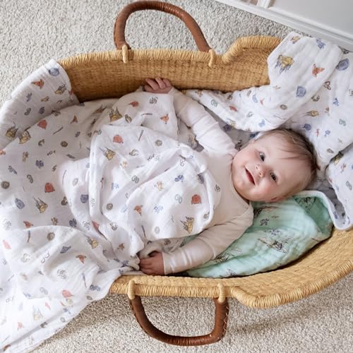 aden anais Swaddle Blanket 2 Pack - Baby Muslin for Girls Boys