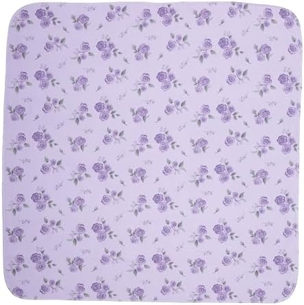 EVERYDAY KIDS Soft Flannel Swaddle Blanket Set for Newborn Baby Girls