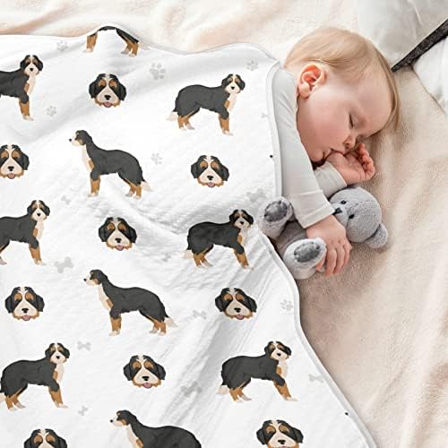 Soft Cotton Swaddling Blanket for Babies and Pets 30X40 in