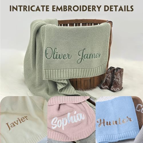 HDSD Custom Baby Blanket with Name and Icon