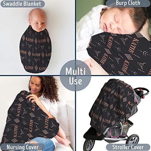 Personalized Cowboy Baby Blanket with Name