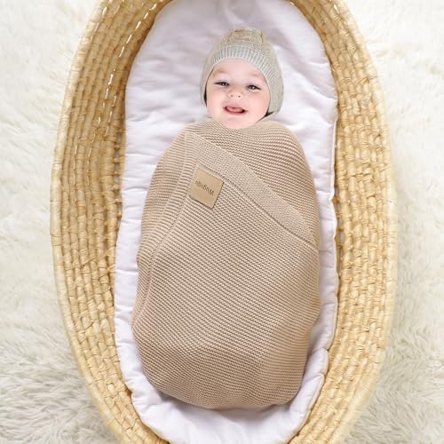 Wugugu Baby Blanket 30x40 Inch Soft Cotton Knit