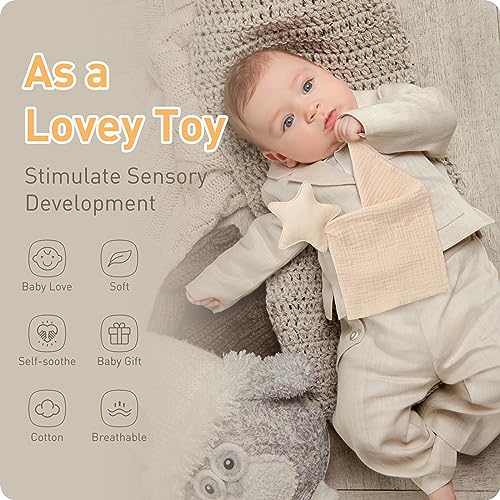 Knirose Newborn Star Lovey Security Blanket