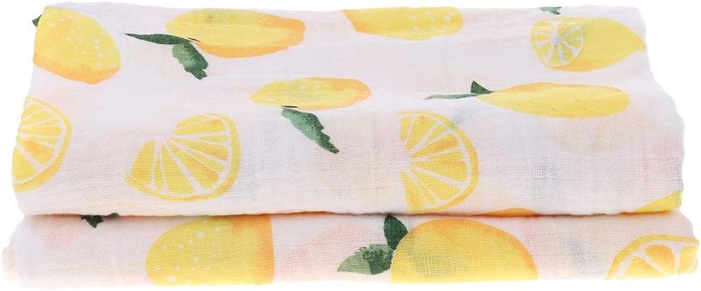 KODORIA Muslin Swaddle Square Blanket - Lemon