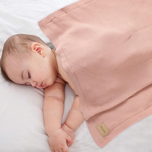 Wugugu Baby Blanket 30x40 Inch Soft Knit for Boys Girls