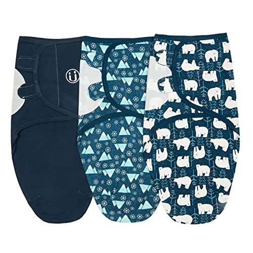 INSULAR Soft Cotton Swaddle Blanket 3 Pack