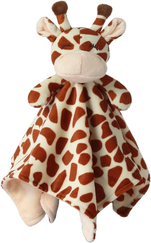 CREVENT Soft Plush Giraffe Security Blanket for Kids