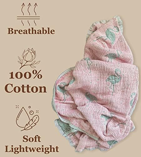 LeylAri Toddler Crib Blanket - Flamingo
