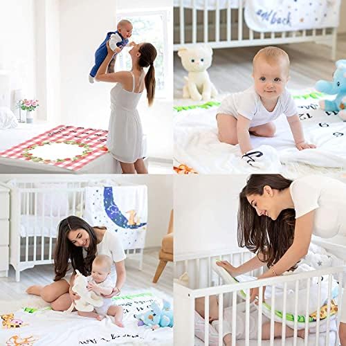 FHZON Strawberry Wreath Swaddling Blanket 48x40in